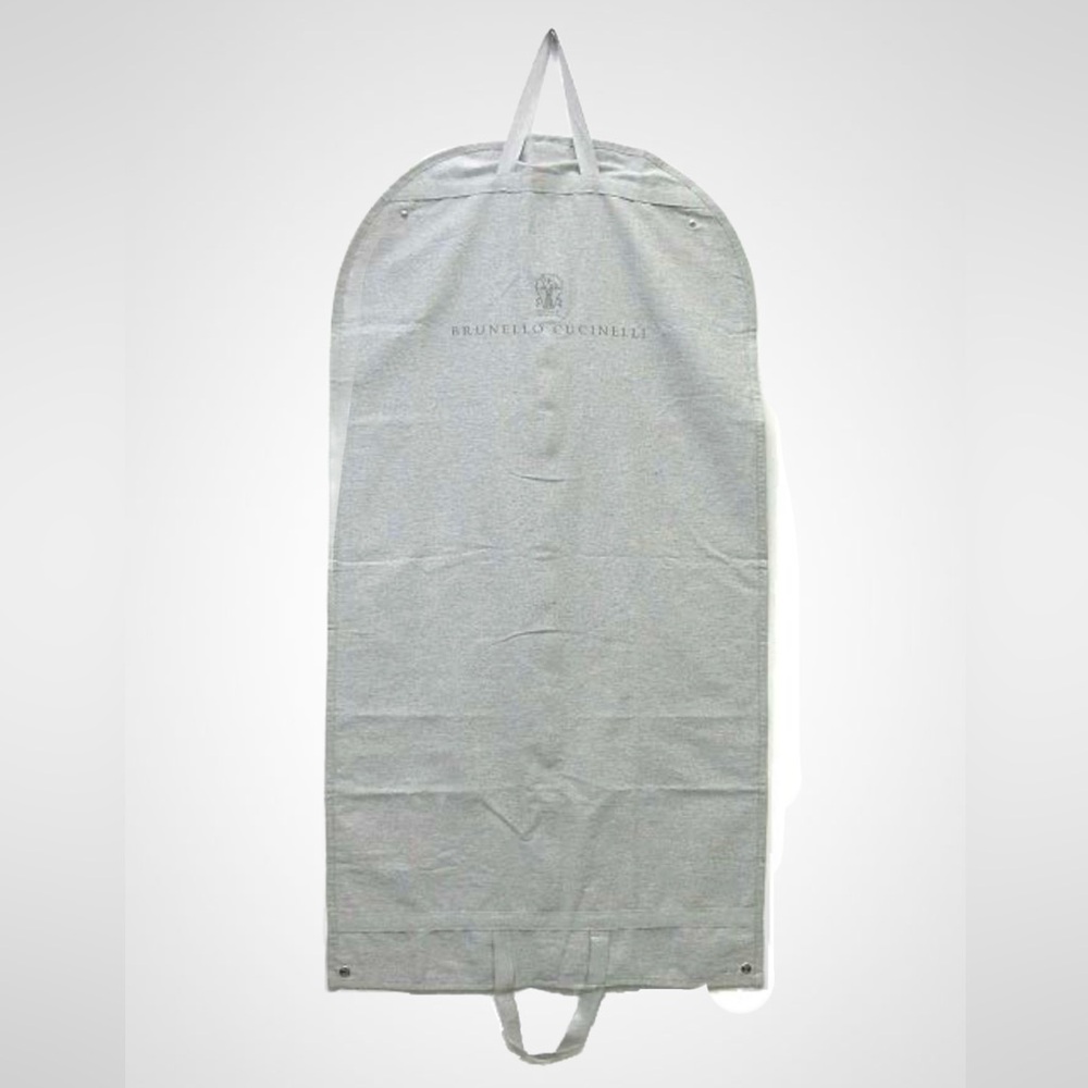 New Brunello Cucinelli Fabric Logo Garment Bag